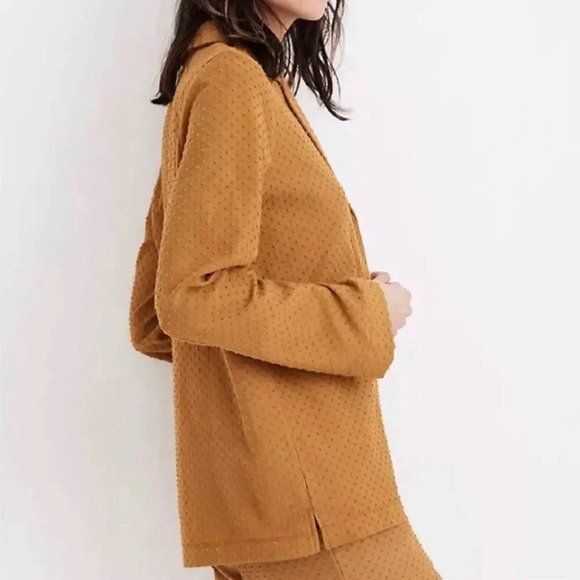 MAdewell Knit Bedtime Long-Sleeve Pajama Top in Clip-dot Size M New - Picture 4 of 16